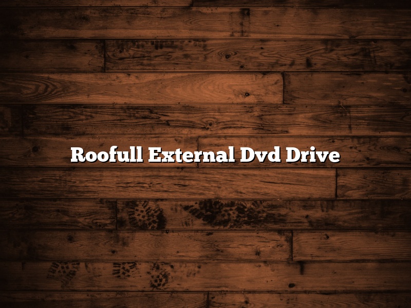 Roofull External Dvd Drive
