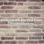 Samsung Blu Ray Dvd Player Troubleshooting