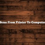 Scan From Printer To Computer