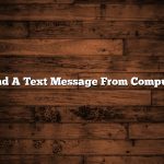 Send A Text Message From Computer