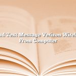 Send Text Message Verizon Wireless From Computer