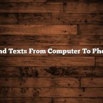 Send Texts From Computer To Phone