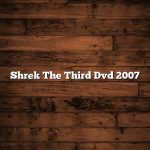 Shrek The Third Dvd 2007