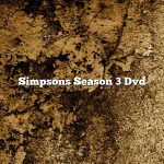 Simpsons Season 3 Dvd