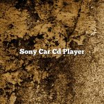 Sony Car Cd Player