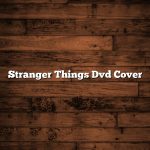 Stranger Things Dvd Cover