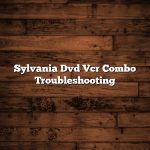 Sylvania Dvd Vcr Combo Troubleshooting