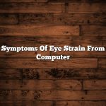 Symptoms Of Eye Strain From Computer