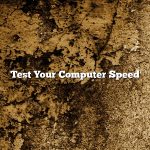 Test Your Computer Speed