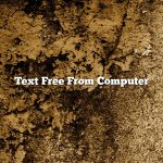 Text Free From Computer