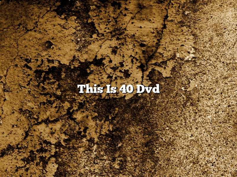 This Is 40 Dvd