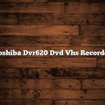 Toshiba Dvr620 Dvd Vhs Recorder