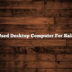 Used Desktop Computer For Sale