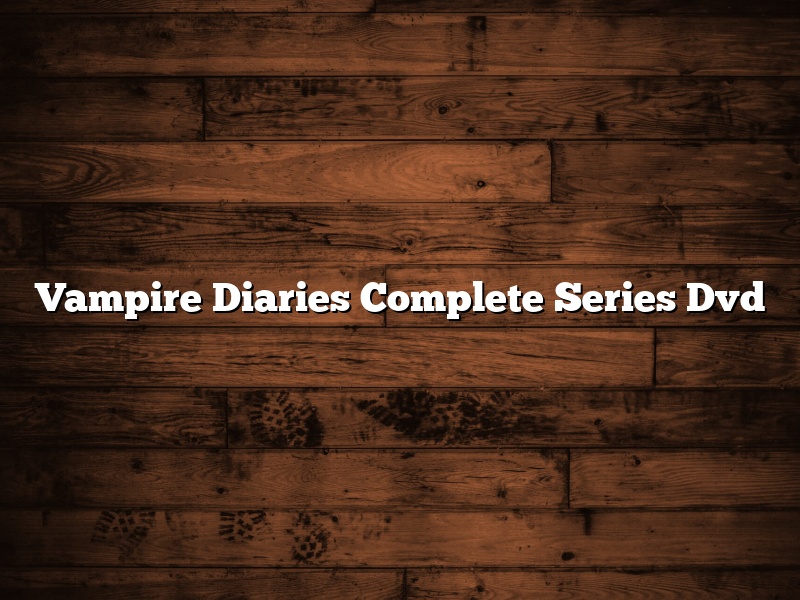 Vampire Diaries Complete Series Dvd