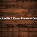 Vhs And Dvd Player Recorder Combo