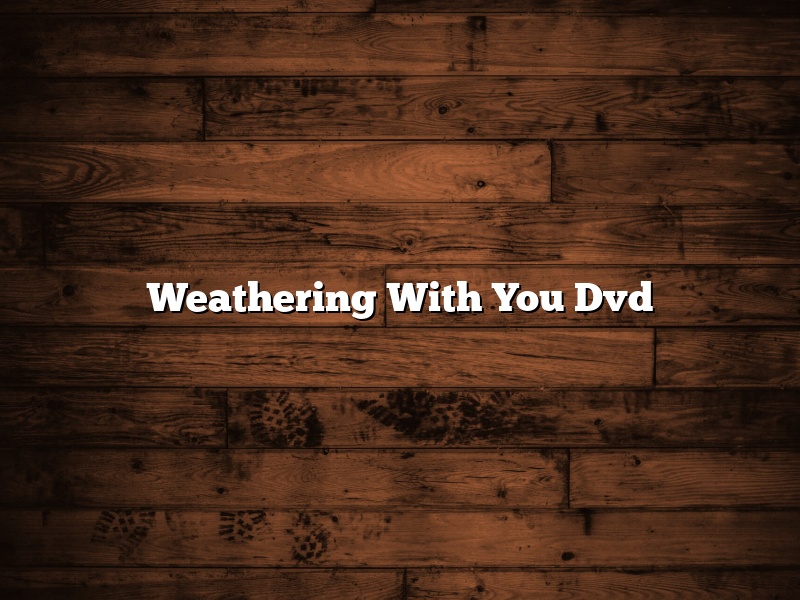 Weathering With You Dvd