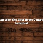 When Was The First Home Computer Invented