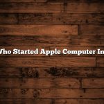 Who Started Apple Computer Inc