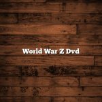 World War Z Dvd