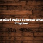 Accredited Online Computer Science Programs