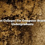 Best Colleges For Computer Science Undergraduate