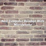 Best Computer Headset With Microphone