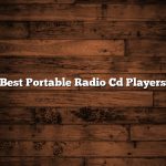 Best Portable Radio Cd Players