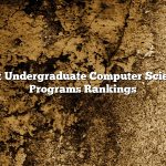 Best Undergraduate Computer Science Programs Rankings
