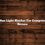 Blue Light Blocker For Computer Screen