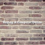 Buying A Computer Online