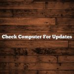 Check Computer For Updates