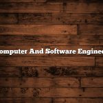 Computer And Software Engineer