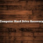Computer Hard Drive Recovery