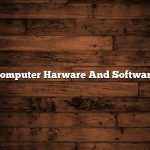 Computer Harware And Software