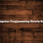 Computer Programming Hourly Rate