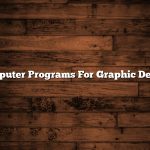 Computer Programs For Graphic Design