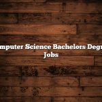 Computer Science Bachelors Degree Jobs