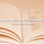 Computer Science College Ranking Undergraduate
