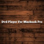 Dvd Player For Macbook Pro