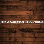 Join A Computer To A Domain