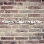 Master Of Computer Science