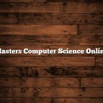 Masters Computer Science Online