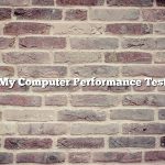 My Computer Performance Test