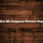 Online Ms Computer Science Degree