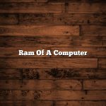 Ram Of A Computer