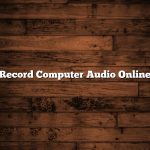 Record Computer Audio Online