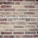 Top Computer Science Colleges Undergrad
