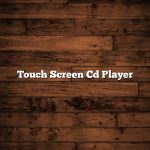 Touch Screen Cd Player
