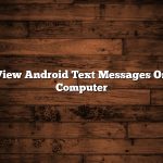 View Android Text Messages On Computer