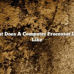 What Does A Computer Processor Look Like